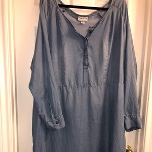 Ava Viv Blue Jean Dress